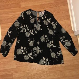 Floral loose blouse